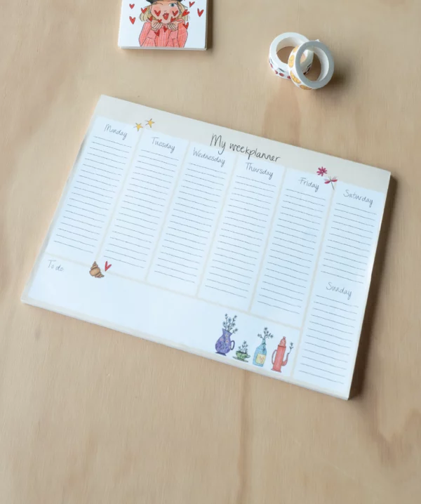 Tear off planner